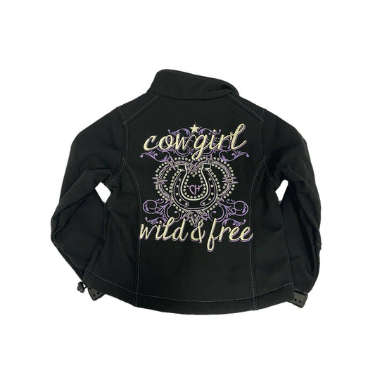 Cowgirl Hardware Girls Wild & Free Poly Shell Jacket 492167-010