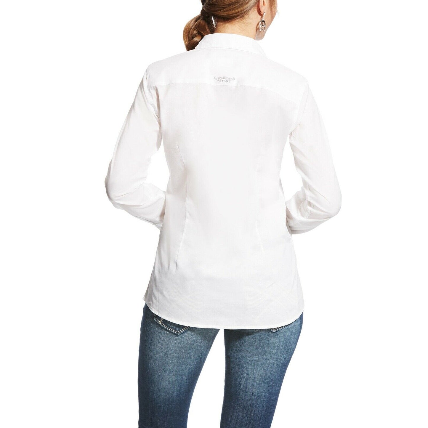 Ariat® Ladies Kirby Stretch White Button-up Shirt 10022065