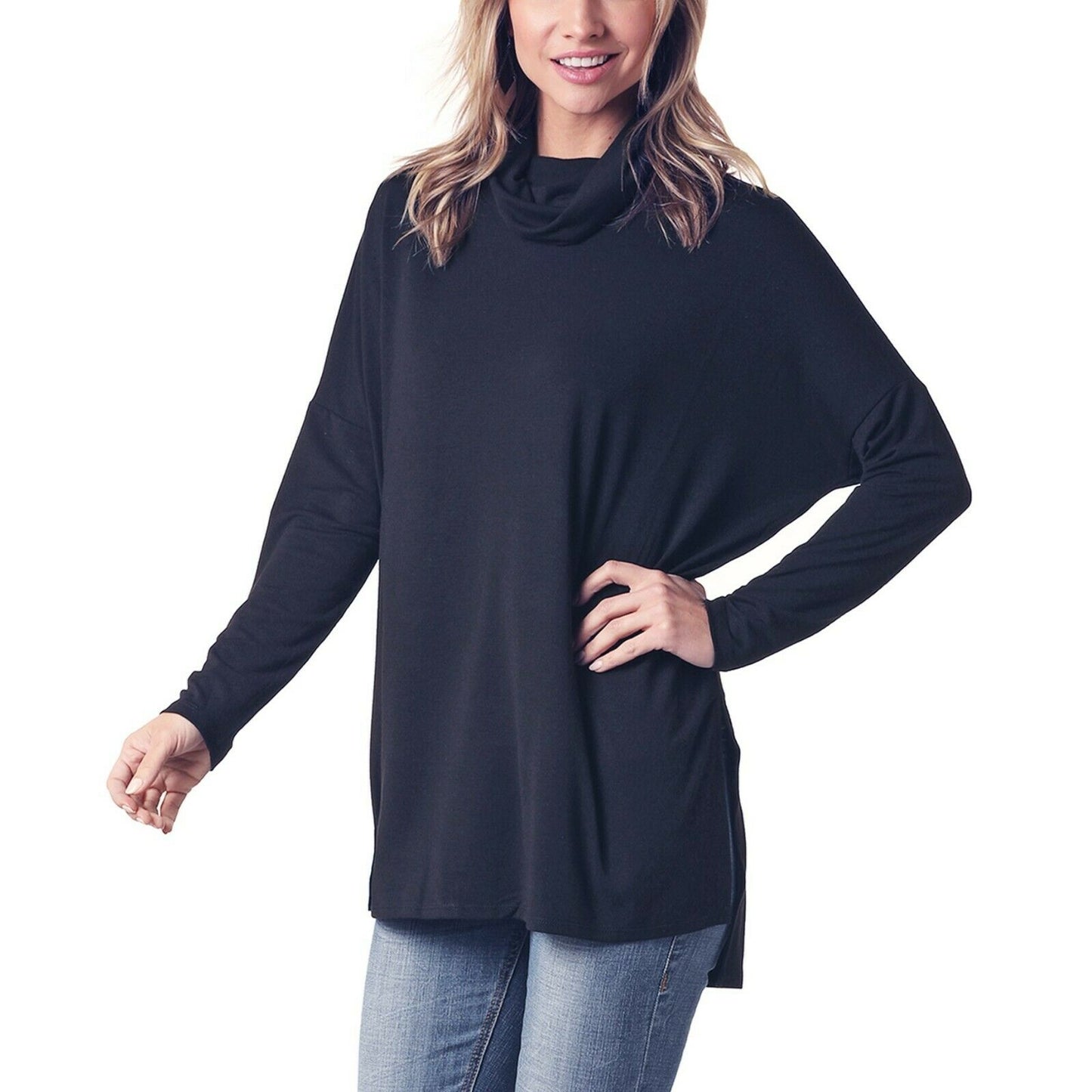 Panhandle Ladies Black Long Sleeve Tunic Shirt L8T6409-01