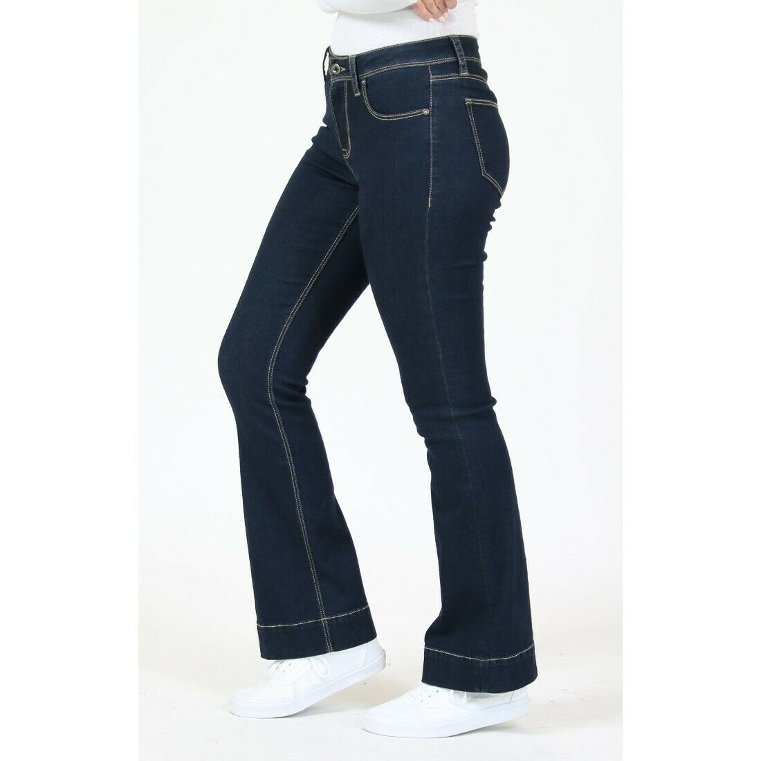 Grace in L.A. Ladies Easy Trouser Dark Blue Jeans EL81568-32