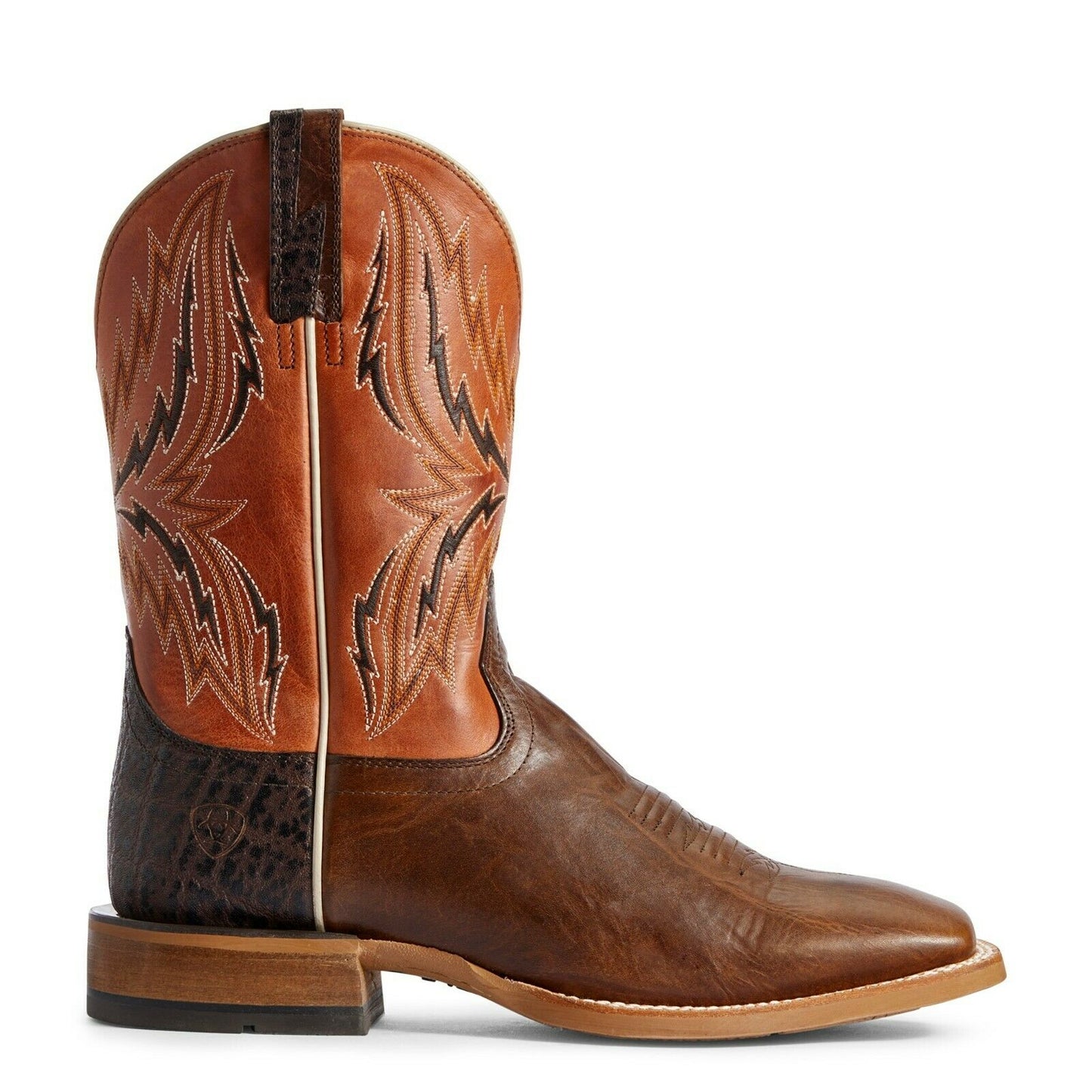Ariat® Men's Rave Orange & Chocolate Arena Rebound Boots 10031464 – Wild  West Boot Store