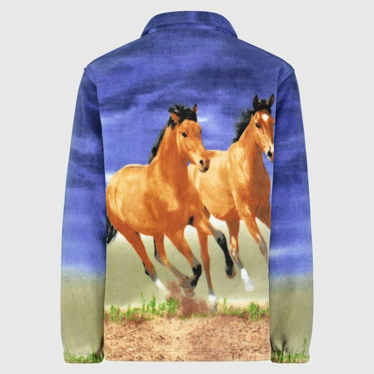 Wild Kind Kids Cozy Fleece Horses On The Go Sweatshirt 26191-066
