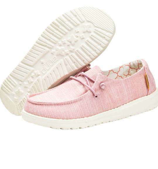 Hey Dude Children's Wendy Linen Cotton Candy Shoes 130125018