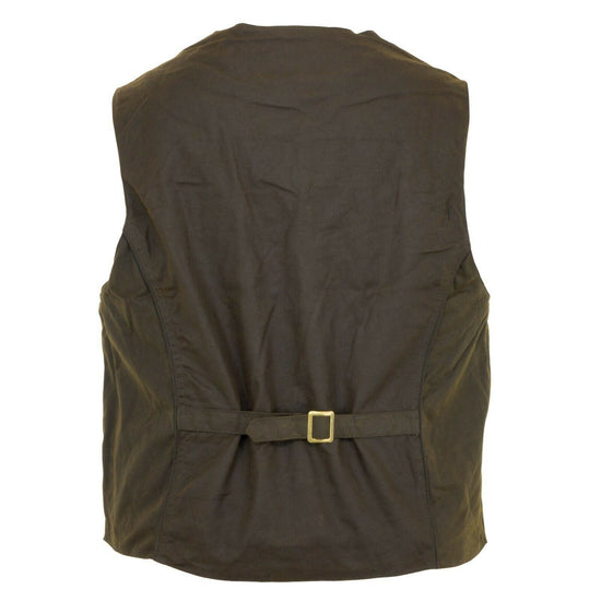 Outback Trading Company® Men's Cliffdweller Brown Oilskin Vest 2155-BNZ