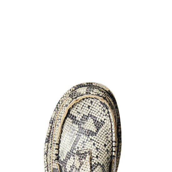 Ariat Ladies Black & White Snake Print Cruiser Shoes 10034138