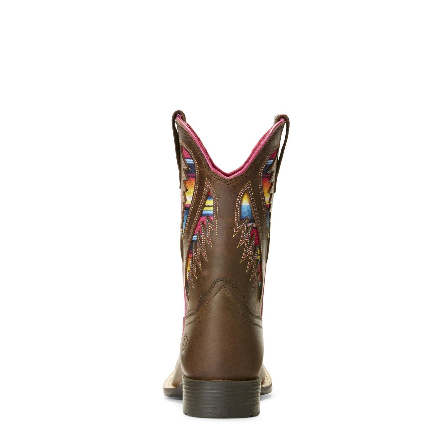 Ariat® Kid's Quickdraw VentTEK Brown Serape Cowgirl Boots 10027306 - Wild West Boot Store