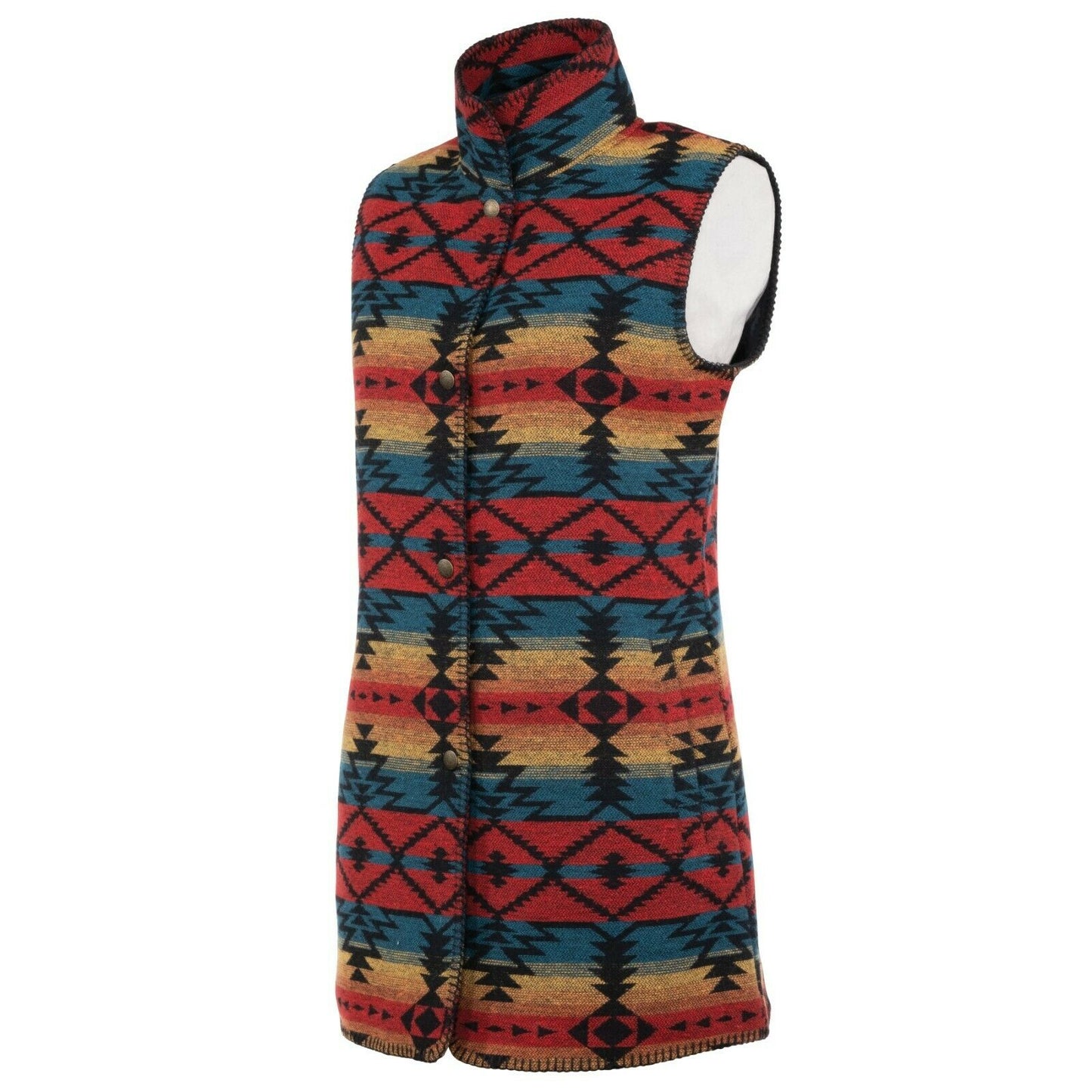 Outback Trading Ladies Stockard Aztec Sunset Vests 29655-SST