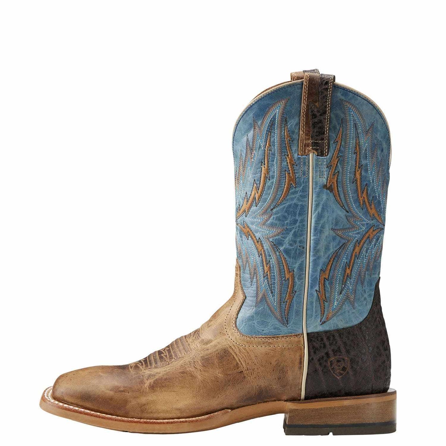 Ariat® Men's Arena Rebound Dusted Wheat & Heritage Blue Boots 10021679 - Wild West Boot Store