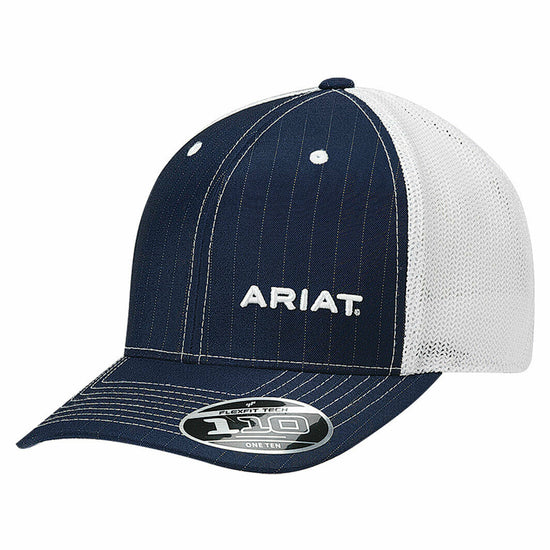 Ariat® Mens Navy & White Logo Snapback Ball Cap 1596103