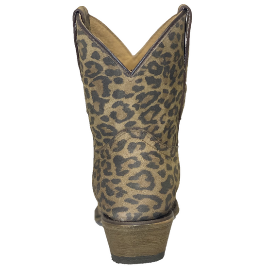 Corral Children's Tan & Brown Leopard Print Ankle Boots T0112