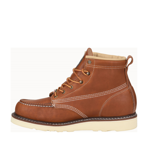 Carolina® Men's 6" Domestic Moc Steel Toe Work Boots CA7503