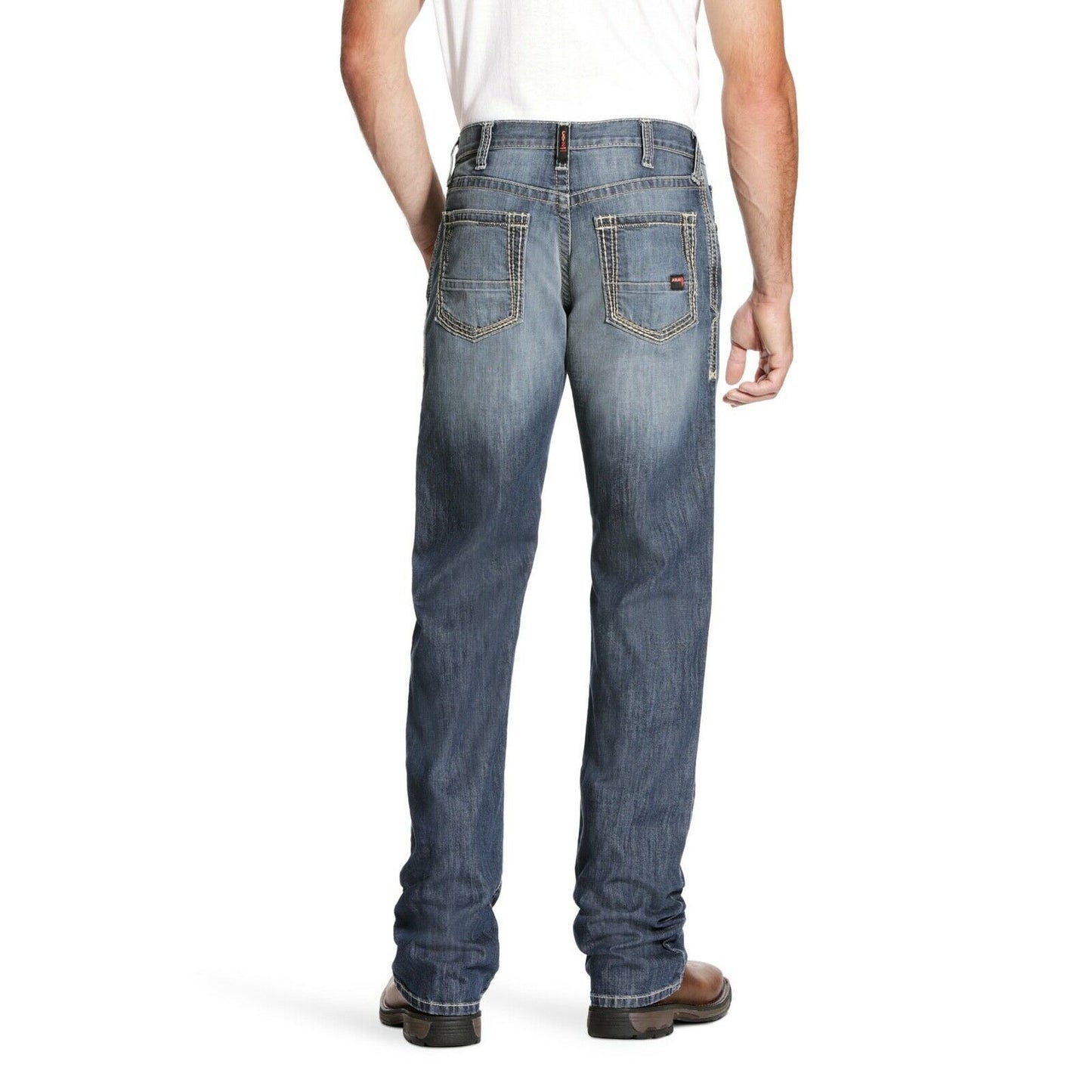 Ariat® Men's FR M4 Low Rise DuraStretch Light Boot Cut Jeans 10023467