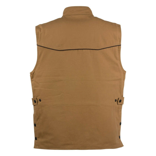 Outback Trading Company® Men's Cattleman Canvas Vests 29746-CVS