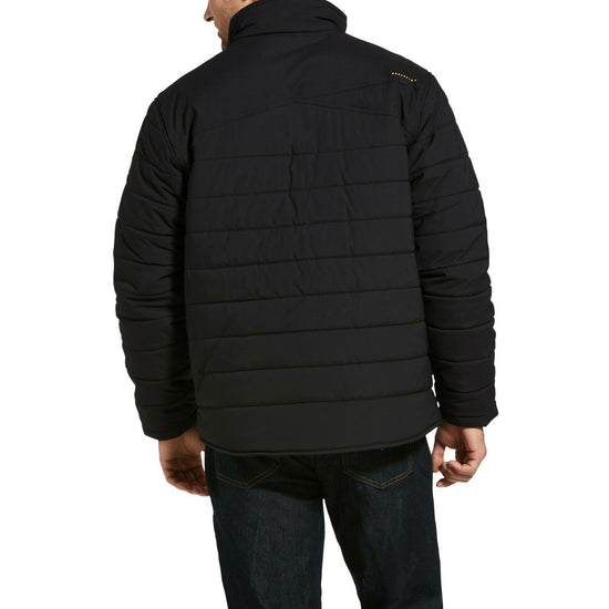 Ariat® Men's Rebar™ Valiant Ripstop Black Insulated Jacket 10032975