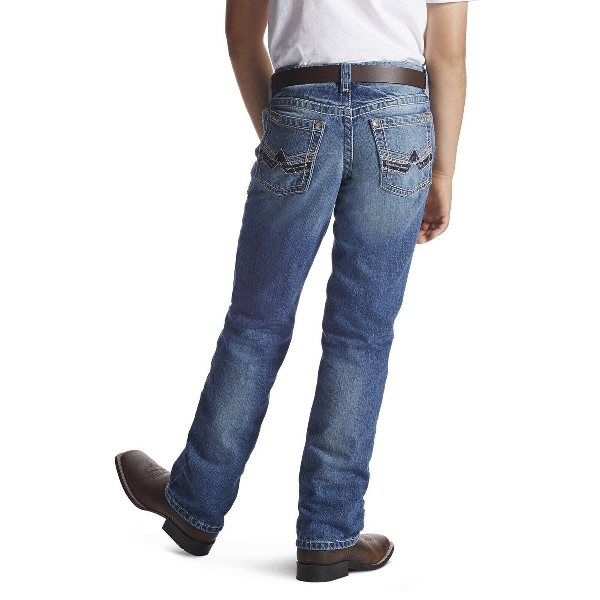 Ariat® Boy's B5 Slim Charger Stackable Straight Leg Jeans 10018347