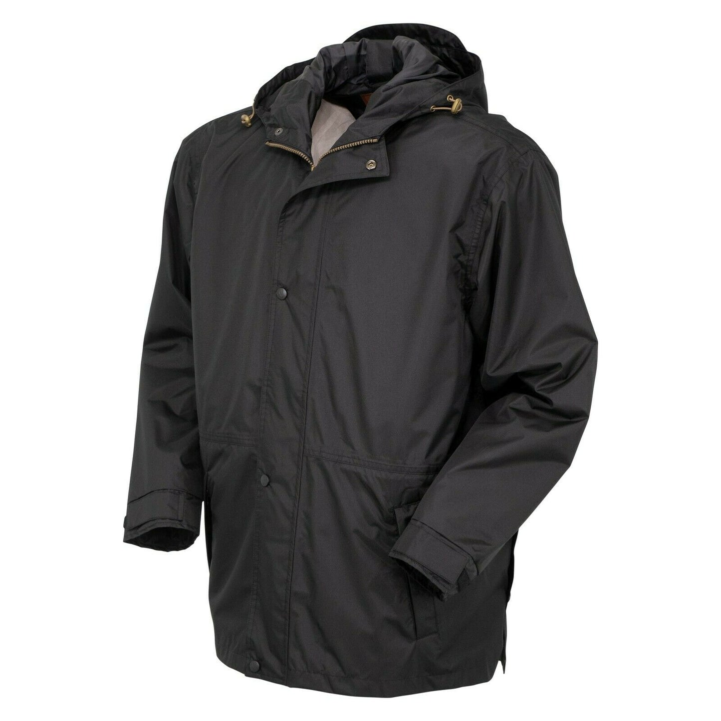 Outback Trading Company® Unisex Pak-A-Roo Black Parka Jacket 2405-BLK