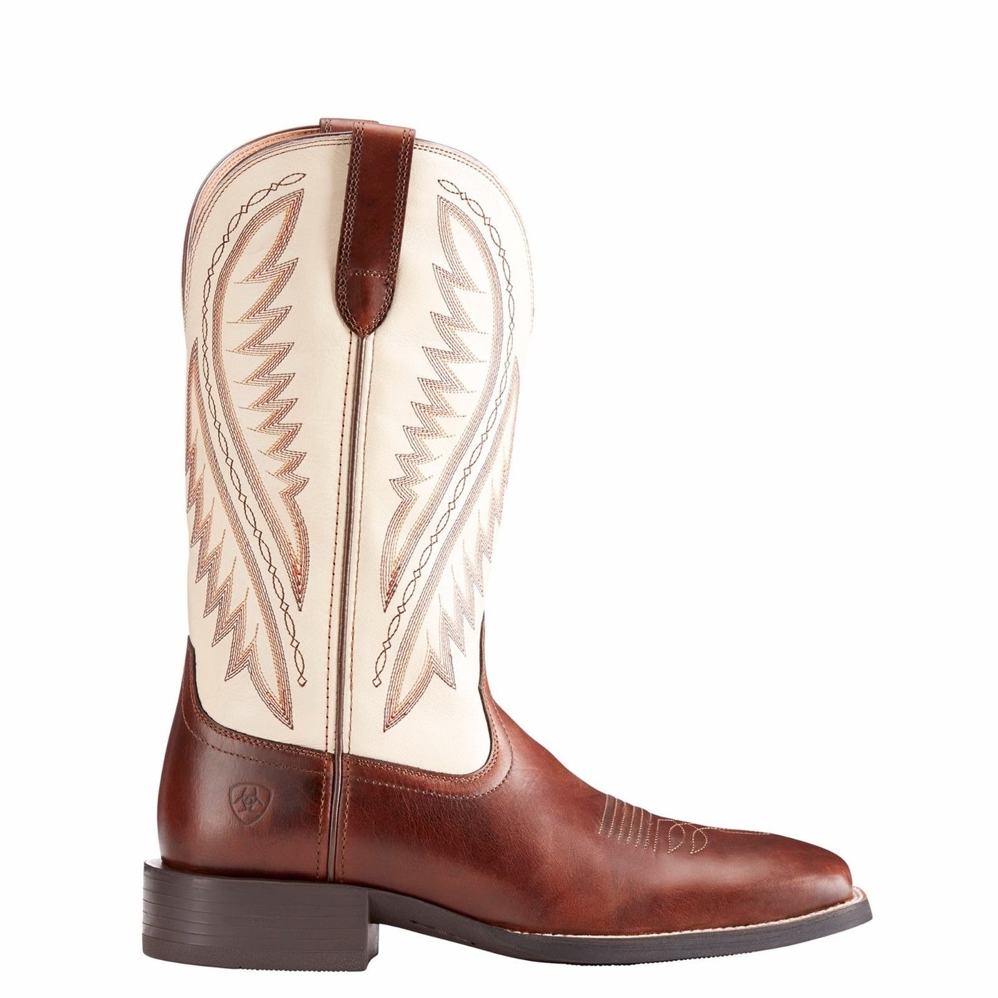 Ariat® Men's Sport Stonewall Native Cream Brown Western Boots 10023145 - Wild West Boot Store