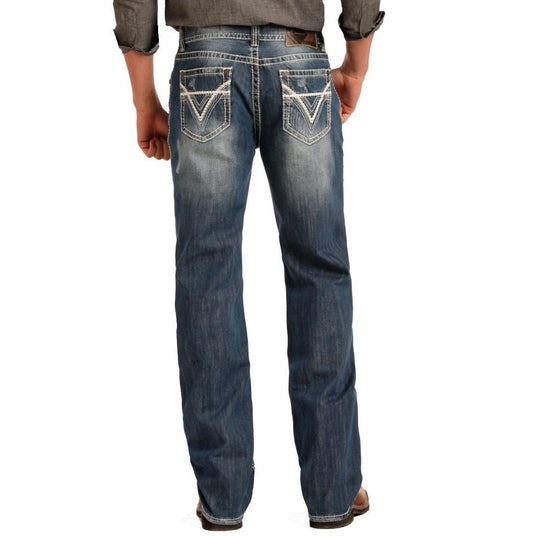 Rock & Roll Denim Men's Double Barrel Straight Jeans M0S1612