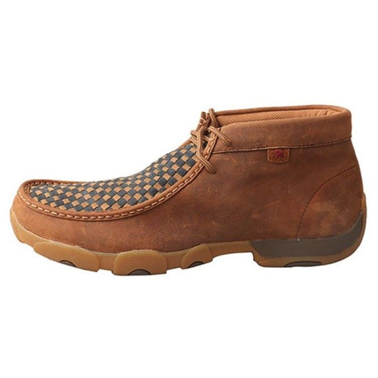 Twisted X Men's Checkered Driving Moc MDM0057 - Wild West Boot Store