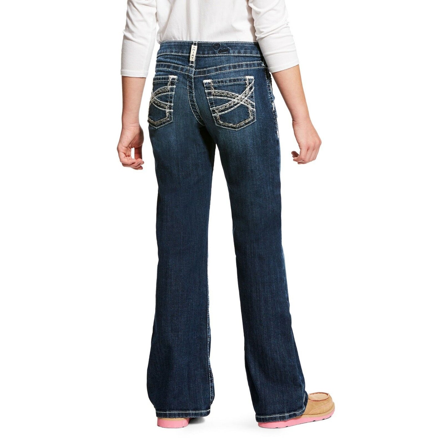 Ariat® Girl's REAL Dresden Bootcut Entwined Stretch Jeans 10025984