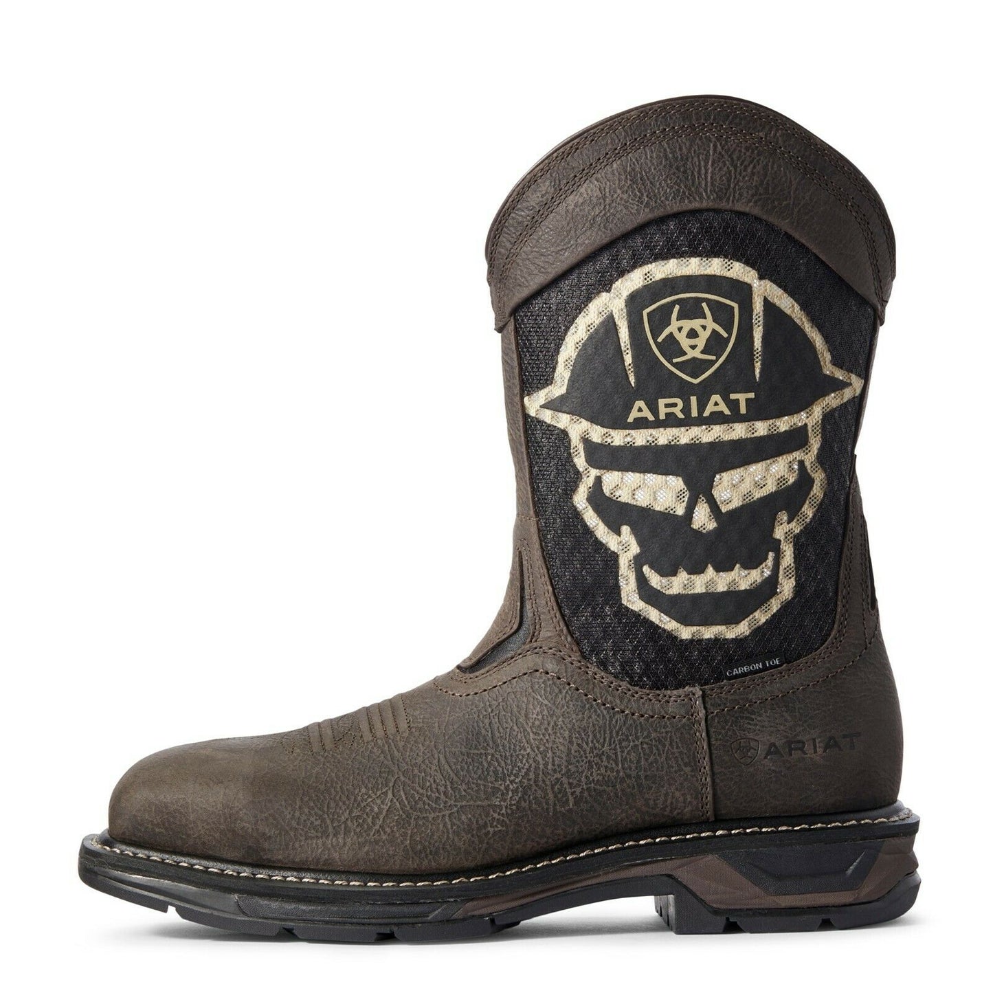 Arait Boot Pattern Ariat Men's Iron Coffee Workhog XT VentTEK Work Boots 10031507