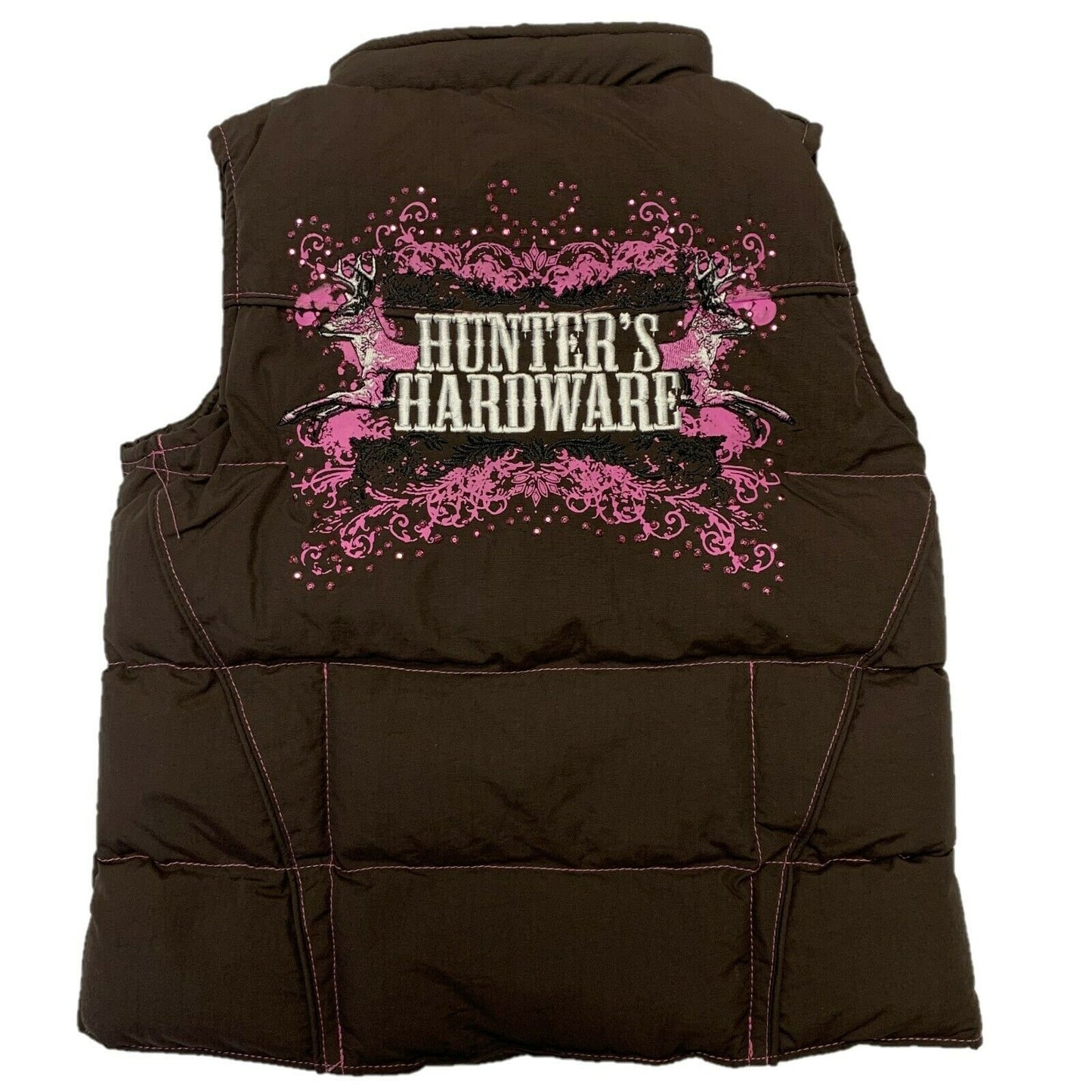 Hunters Hardware Girl's Brown Poly-Fill Vest 886088-660