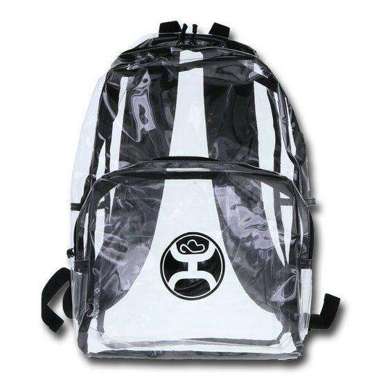 Hooey Clear & Black Nitro Backpack Bag BP033BK
