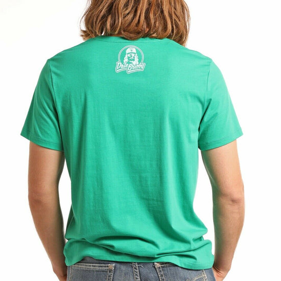 Panhandle Men's Green Hang Loose Graphic T-Shirt P9-7555