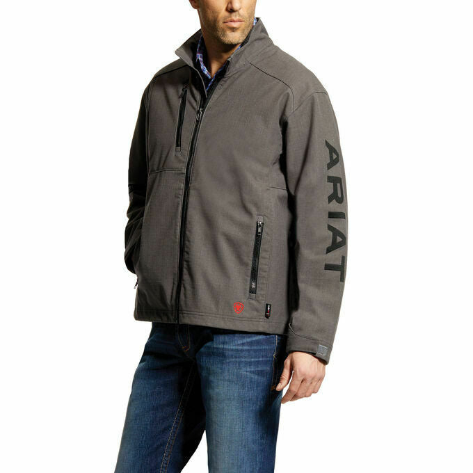 Ariat® Men's Iron Gray Flame-Resistant Team Logo Jacket 10027870