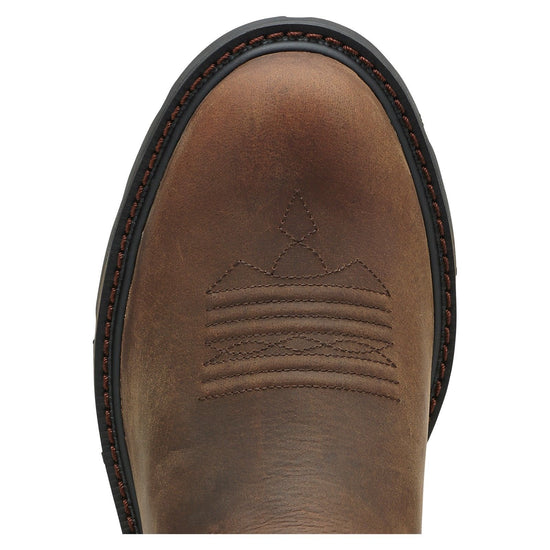 Ariat® Men's Groundbreaker Distressed Brown Work Boots 10014238