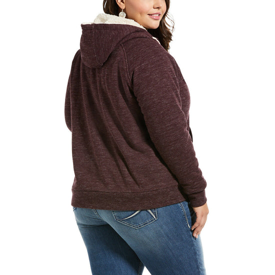Ariat® Ladies REAL Sherpa Full Zip Hoodie Sweatshirt 10033530