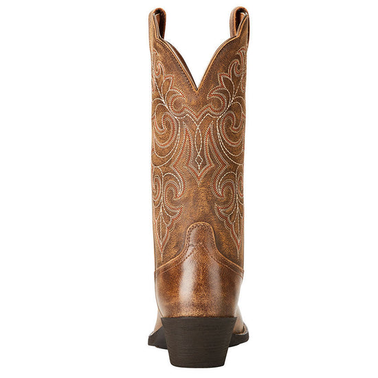 Ariat® Ladies Round Up Square Toe Vintage Bomber Brown Boots 10021620 - Wild West Boot Store
