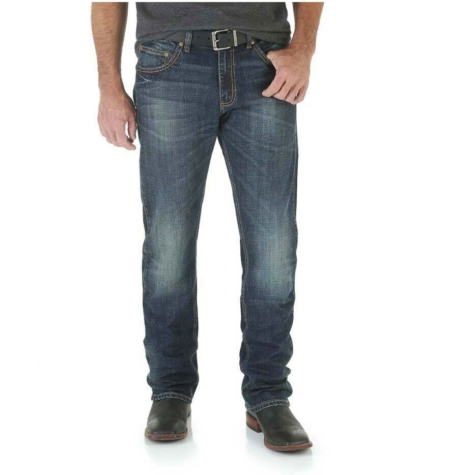 Wrangler Men's Retro Slim Fit Straight Leg Jeans WLT88BZ
