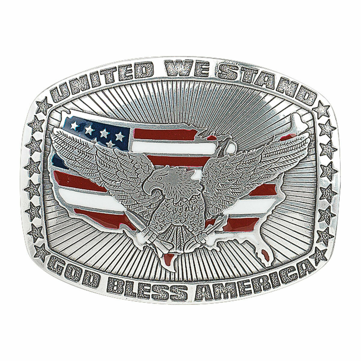 Nocona United We Stand USA with Eagle Belt Buckle 38006