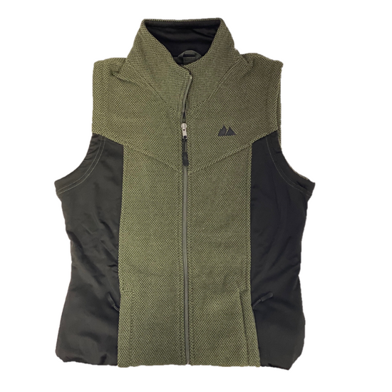 Powder River Outfitters Ladies Multi Media Knit Olive Vest 58-6662-31