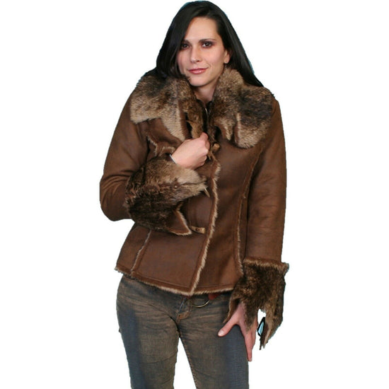 Scully Ladies Soft & Luxurious Faux Fur Java Jacket 8010-JVA
