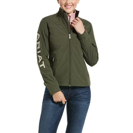 Ariat® Ladies New Team Prairie Green Softshell Jacket 10032690