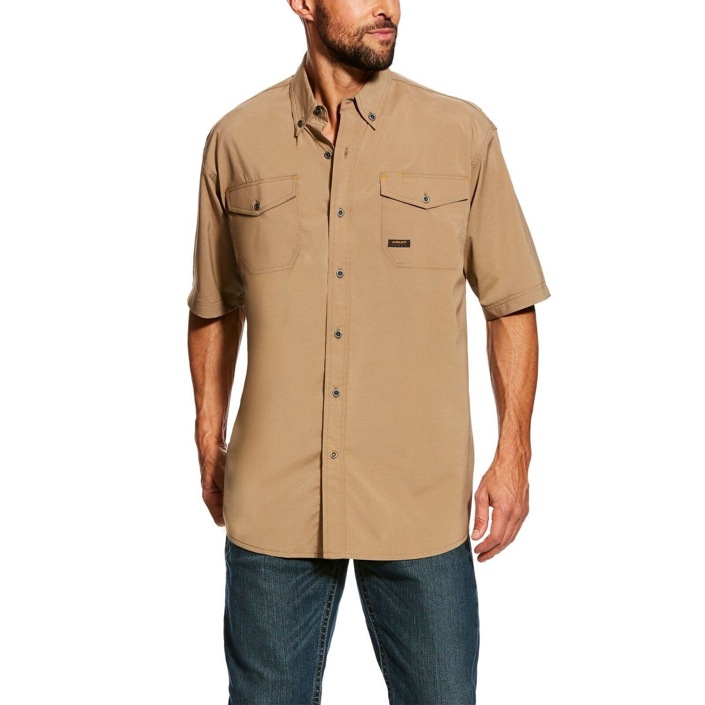 Ariat® Men's Rebar Made Tough VentTEK Short Sleeve Work Shirt 10025384