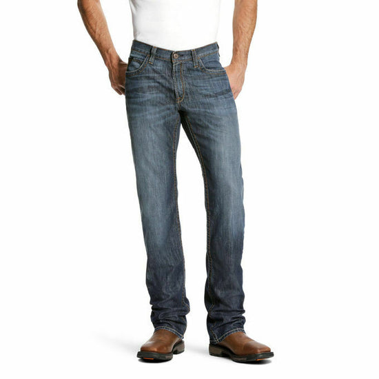 Load image into Gallery viewer, Ariat® Men&amp;#39;s FR M4 Low Rise DuraStretch Light Boot Cut Jeans 10023466
