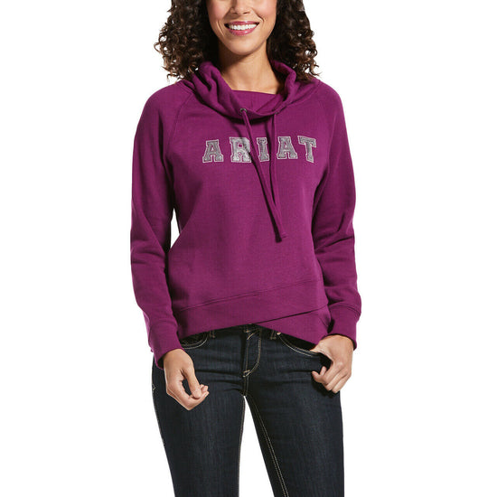 Ariat® Ladies Real Sequin Imperial Violet Sweatshirt 10032787
