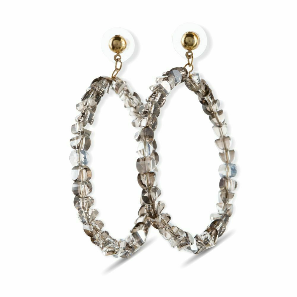 Myra Bag Pebble Hoop Earrings S-1734