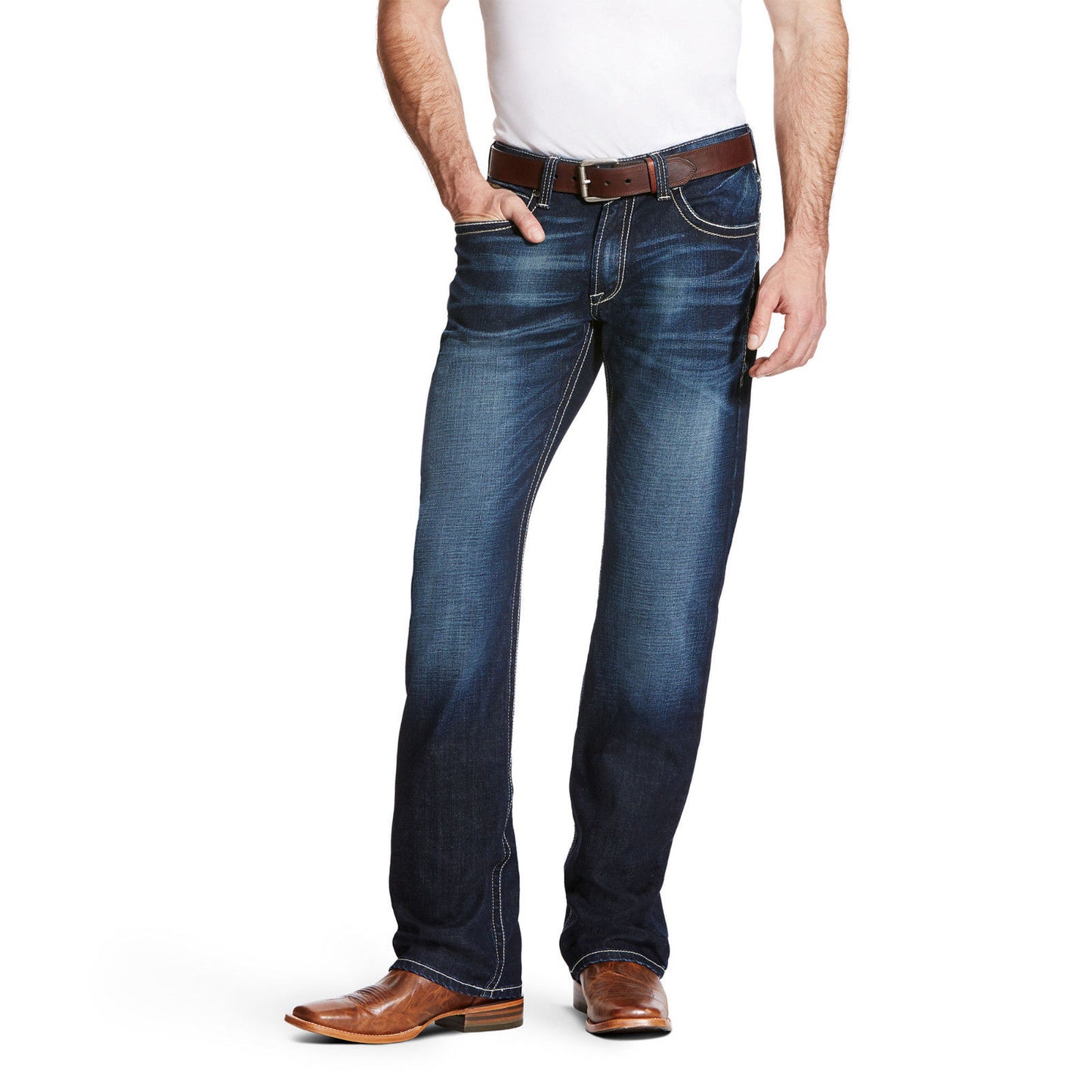 Ariat® Men's M4 Adkins Turnout Low Rise Boot Cut Jeans 10021767