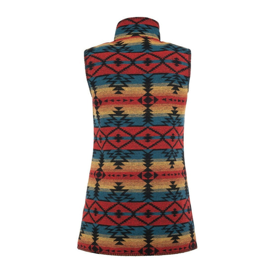 Outback Trading Ladies Stockard Aztec Sunset Vests 29655-SST