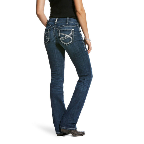 Ariat® Ladies R.E.A.L Stretch Mid Rise Ivy Straight Leg Jeans 10024300