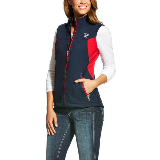 Ariat® Ladies Navy New Team Softshell Vest 10020765