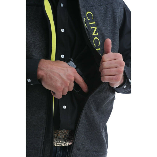 Cinch Men's Concealed Carry Charcoal Grey Bonded Vest MWV1541001
