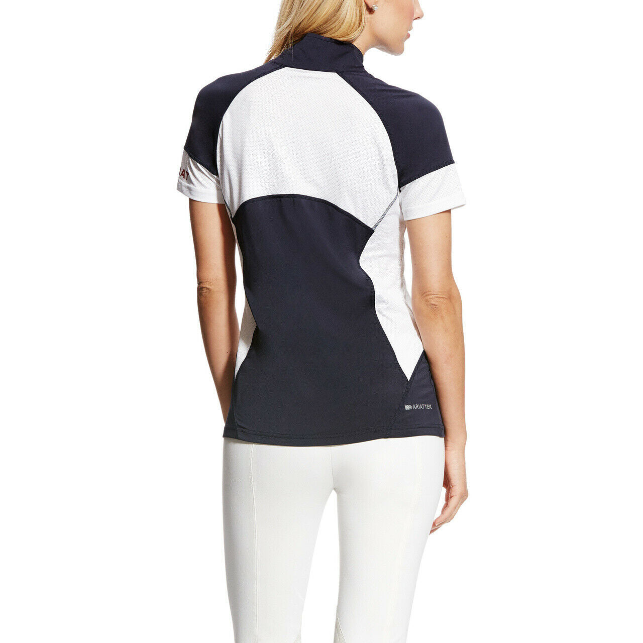 Ariat® Ladies Navy Cambria Jersey Quarter Zip Shirt 10022181