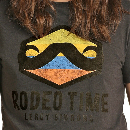 Panhandle Men's Grey Rodeo Time T-Shirt P9-3020