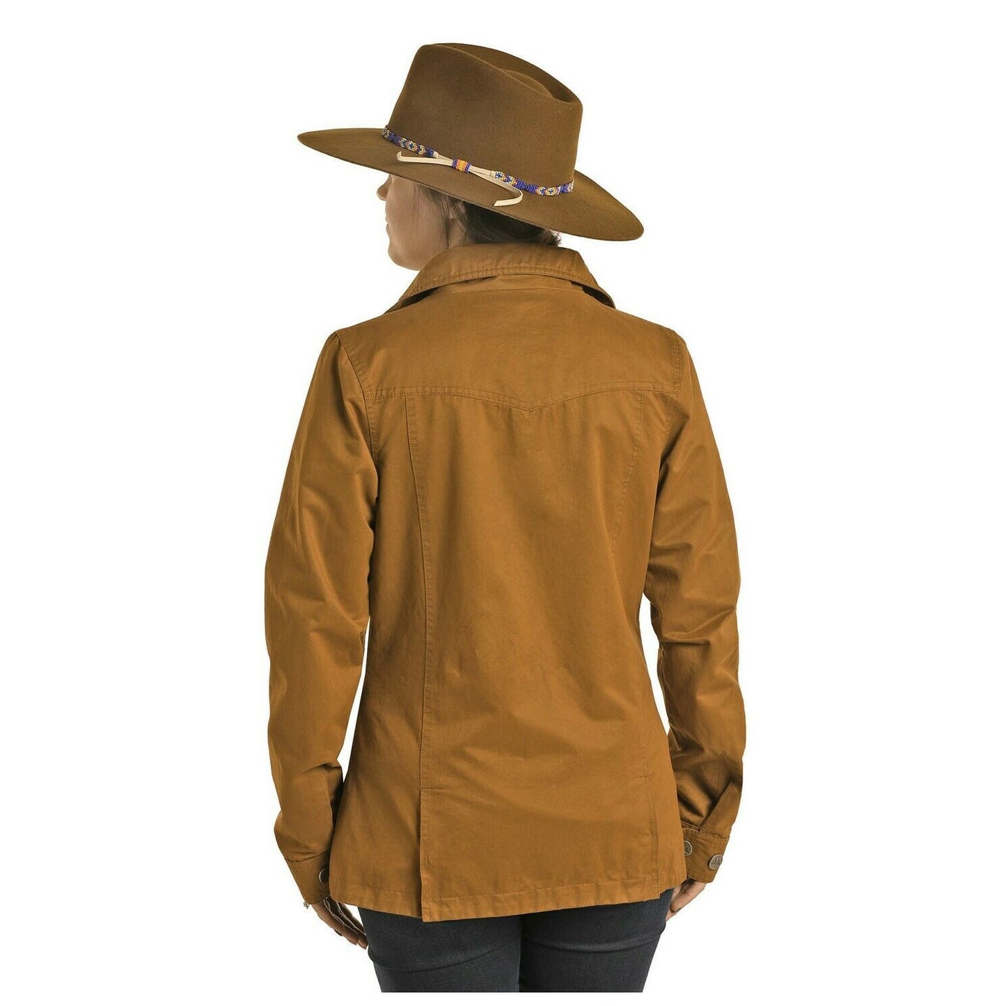 Load image into Gallery viewer, Powder River Outfitters Ladies Brass Rancher Jacket 52B6755-70
