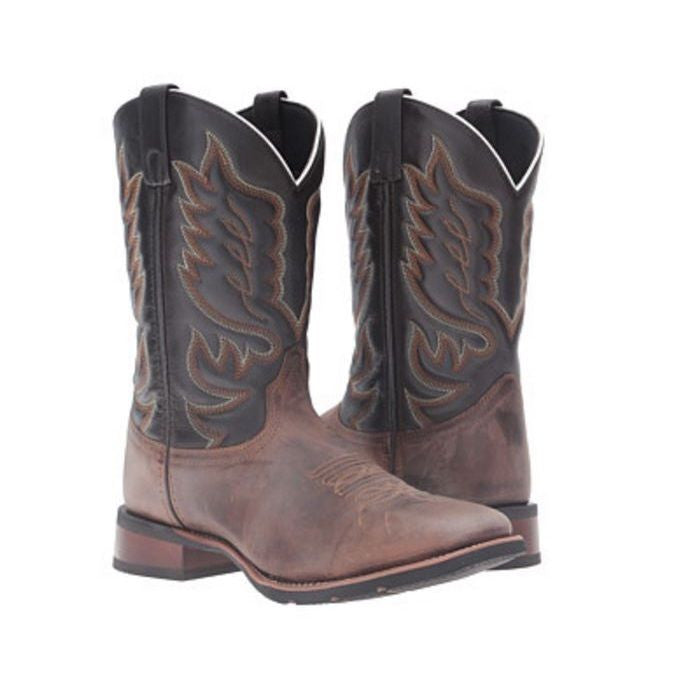 Laredo Men's Sand/Chocolate Montana Square Toe Western Boot 7800 – Wild ...